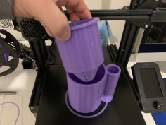 Plant Pot Self Watering 3D Printer Model