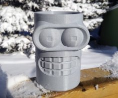 Bender Head – Planter Pot / Organizer 3D Printer Model