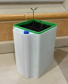 Self Watering Plant Pot 3D Printer Model