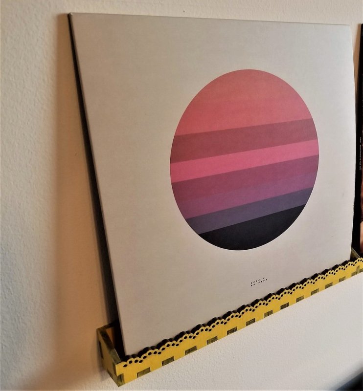 Laser Cut Album Display Shelf