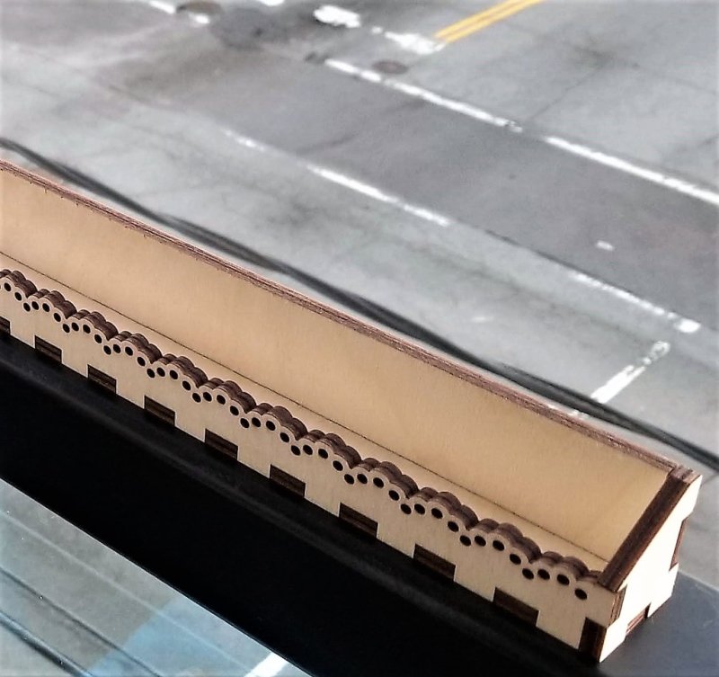 Laser Cut Album Display Shelf