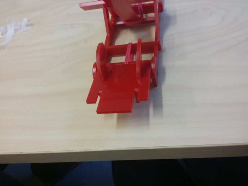 Laser Cut Catapult With Trigger Mechanism DXF File