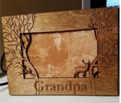 Laser Cut Father’s Day Photo Frames SVG File