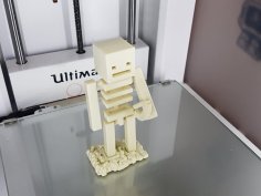 Minecraft Skeleton With Bow 3D Printer Model