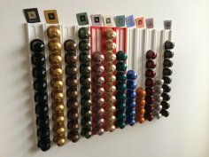 Nespresso Capsule Wall Holder Light 3D Printer Model