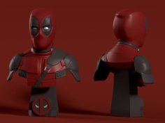 Deadpool Bust 3D Printer Model