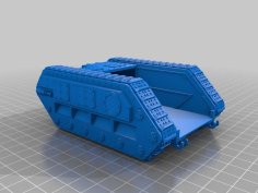 28mm Zerber Tank Chassis 3D Printer Model