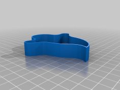 Ghost Cookie Cutter 3D Printer Model