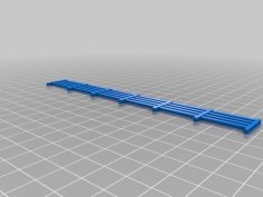 Fencing And Gate 1:76 OO Or HO Gauge 3D Printer Model