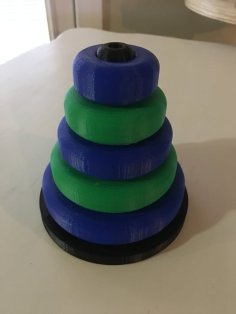 Ring Stacking Toy 3D Printer Model