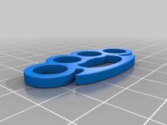 Brass Knuckles 3D Printer Model