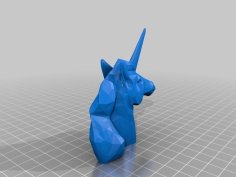 Unicorn Head 3D Printer Model