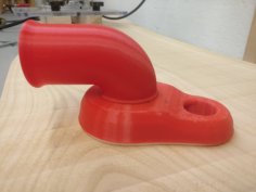 Shop Vac Adapter For One-man Wall Drilling 3D Printer Model