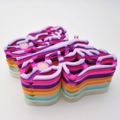 Butterfly Coasters – Multi Colour With One Nozzle! 3D Printer Model