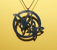 Butterfly Pendant 3D Printer Model