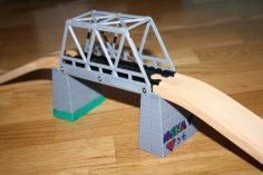 Train Track Bridge 3D Printer Model