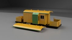 Tasrail GV Guards Van 3D Printer Model