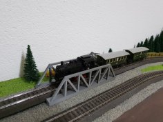 H0/HO – Bridge Märklin C-Track 3D Printer Model