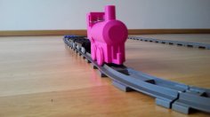 DUPLO Train Compatible Electric Locomotive 3D Printer Model