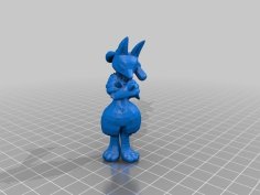 Lucario 3D Printer Model