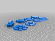 Pokemon Kanto Gym Badges 3D Printer Model