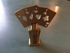 Card Or Poker Trophy 3D Printer Model