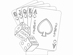 Cards dxf File