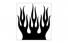 dxf-файл пламени