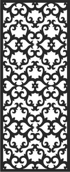 Vectorized fretwork pattern Free Vector