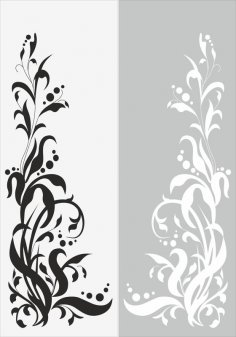 Motif de sablage motif floral sans soudure