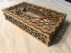 Laser Cut  Tissue Box #3