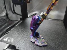 Chameleon Pen Holder 3D Printer Model