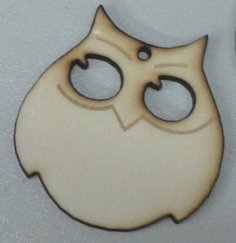 Laser Cut Owl Pendant