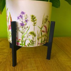 Flower Pot Holder, Plant Stand, Planter Base 3D Printer Model