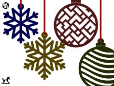 Laser Cut Christmas Decoration