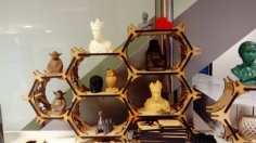 Laser Cut Extendable Hexagonal Shelves