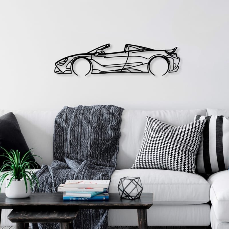 Laser Cut McLaren Silhouette Metal Wall Decor