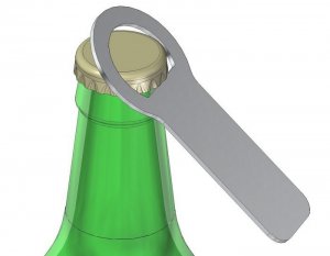 Bottle Opener DXF File