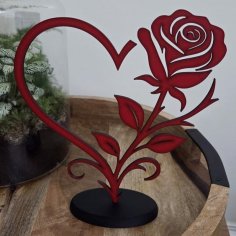 Laser Cut Hearts and Roses Love Valentine Decor