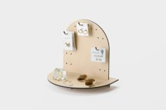 Laser Cut Desktop Earring Display Stand Jewelry Display