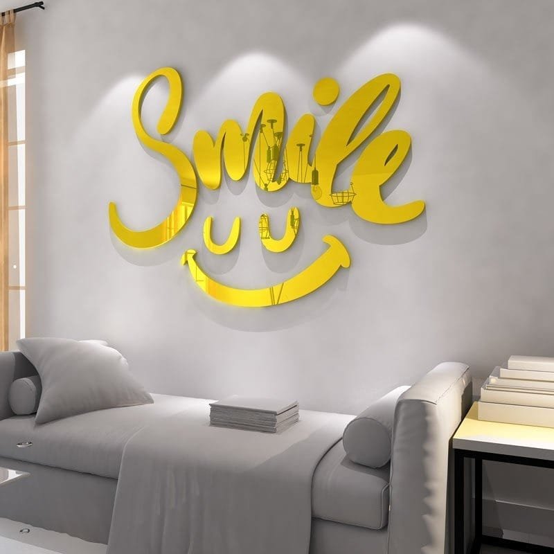Laser Cut Smile Word Wall Decor