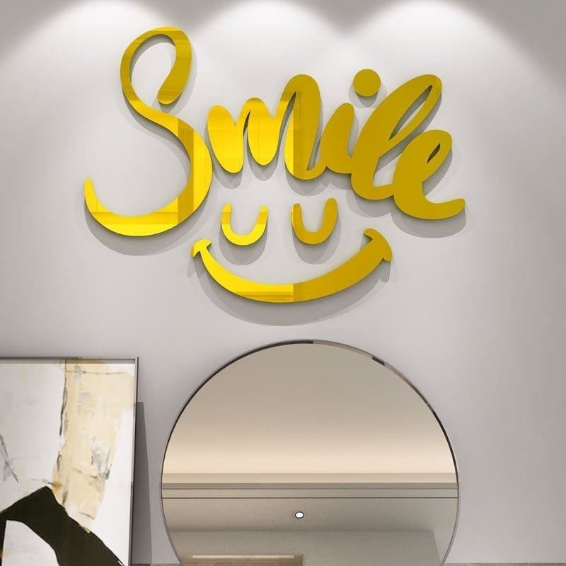 Laser Cut Smile Word Wall Decor