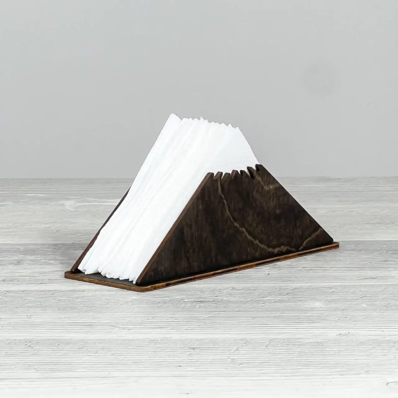 Laser Cut Mountain Napkin Holder, Modern Napkin Holder for Contemporary Spaces