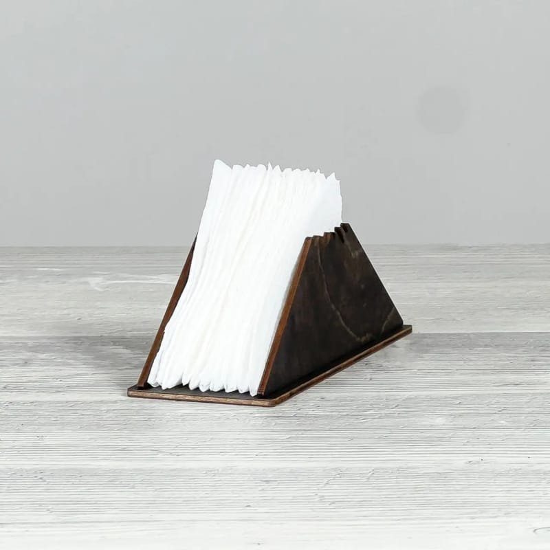 Laser Cut Mountain Napkin Holder, Modern Napkin Holder for Contemporary Spaces