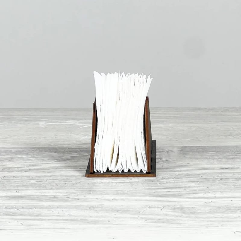 Laser Cut Mountain Napkin Holder, Modern Napkin Holder for Contemporary Spaces
