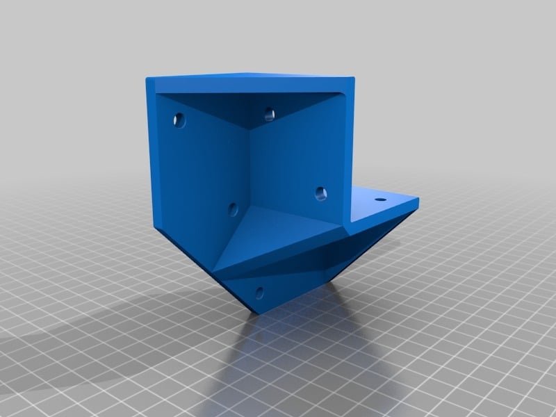 Ikea Lack Enclosure Support Bracket 3D Printer Model Download Free STL