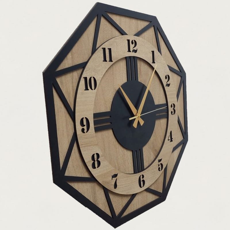 Laser Cut Modern Decorative Large Home Office Wall Clock