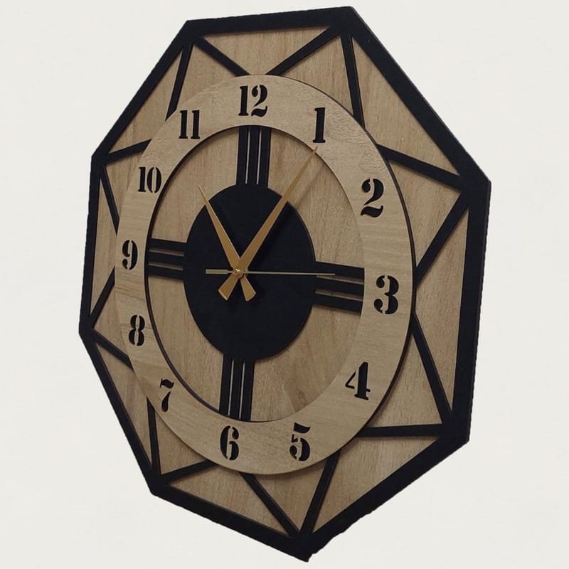 Laser Cut Modern Decorative Large Home Office Wall Clock