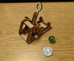 Laser Cut Siege Onager Catapult Free Vector