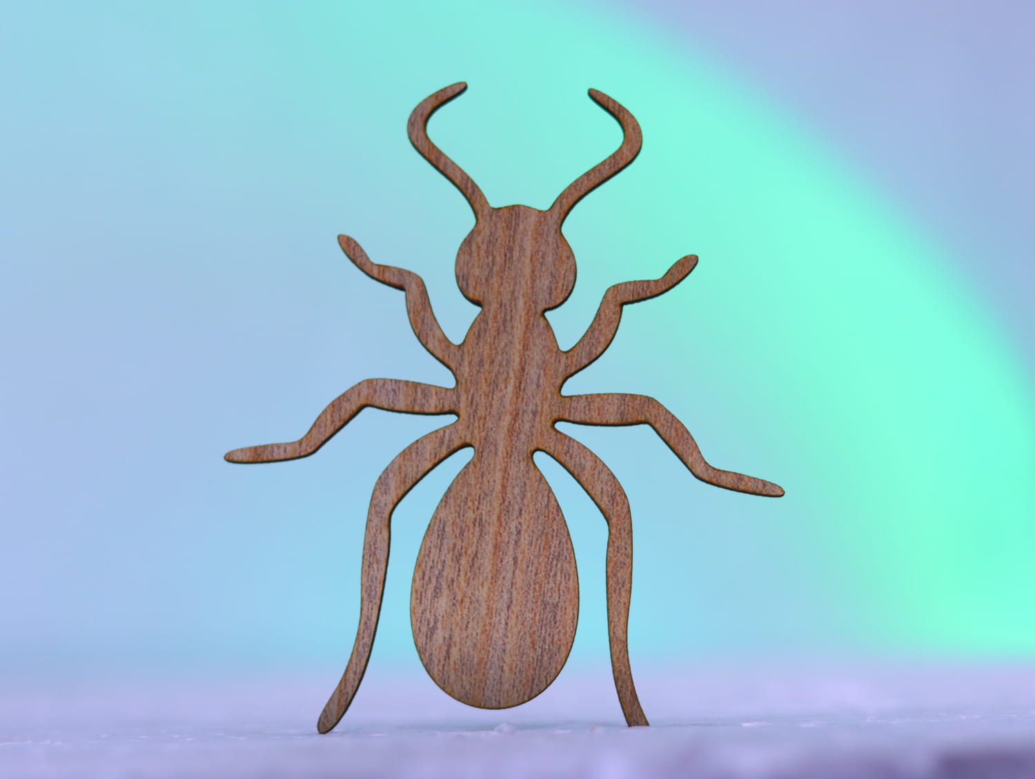 Laser Cut Unfinished Ant Wood Cutout Free Vector